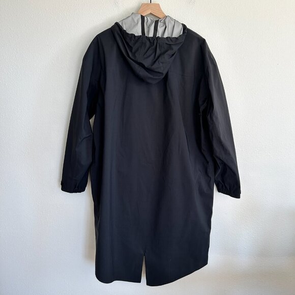 Nike Jacket NikeLab Collection Oversize Black Rain Coat Parka AV8282 - Picture 6 of 15